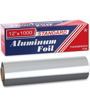 Ox Plastics 12x1000 Feet Premium Aluminum Foil - Industrial Strength for Food Service & Home Use - Buy Online on SooperMarket.com