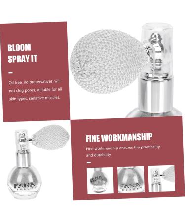 PLAFOPE 1pc Spray Glitter Spray Bottles Shimmering Spray Powder Makeup Glitter Powder Sprayer Highlight Tool 7x5.5cm White - Buy Online on SooperMarket.com
