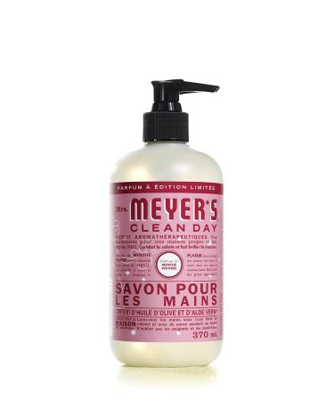 Mrs. Meyer's Clean Day Peppermint Liquid Hand Soap 370ml | Cruelty-Free & Biodegradable Hand Wash - Buy Online on SooperMarket.com