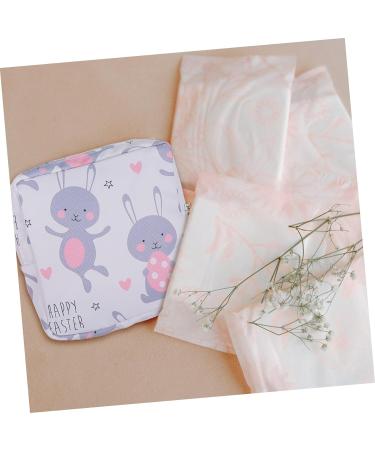 4pcs Menstrual Pad Storage Bag Set | Zip Lock Organizer Pouch for Women | Cotton Portable Travel Case | Pad Holder with Zipper - Buy Online on SooperMarket.com