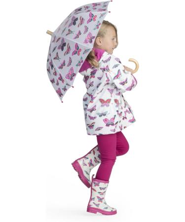 Hatley Girls' Groovy Butterflies Raincoat - Size 10 Years | Waterproof Kids Rain Jacket - Buy Online on SooperMarket.com