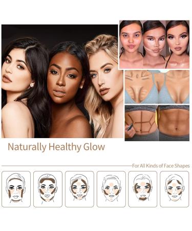 Contour Pencil Highlighter & Concealer Stick - 50ml Contouring Makeup | International Shipping - Buy Online on SooperMarket.com