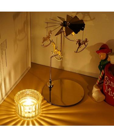Creative Rotary Metal Candlestick for Aromatherapy | Festive Candle Holder for Home Decor | International Shipping Available - Buy Online on SooperMarket.com