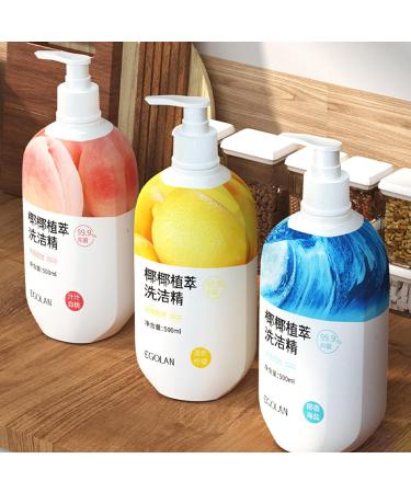 Dish Soap Squeeze Bottle Dishwashing Liquid Dish Soap Liquid Dish Washing Liquid For Dishes Tableware Fruit Vegetables Dishwashing Liquid Soap For Dishwasher Detergent Natural Dish Soap Liquid Lemon - Buy Online on SooperMarket.com