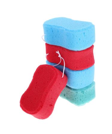 Mikinona 5pcs Bath Sponge Mesh Shower Loofah Scrub Sponge Child Bathing Sponge Kids Bath Shower Loofah Skin Care Sponge Facial Scrubber for Face Body Algae Sponge Africa Clean