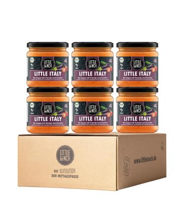Little Lunch Bio Italian vegetable soup little Italy minestrone 100 percent organic quality vegan without added sugar lactose-free no artificial additives 6 x 350ml