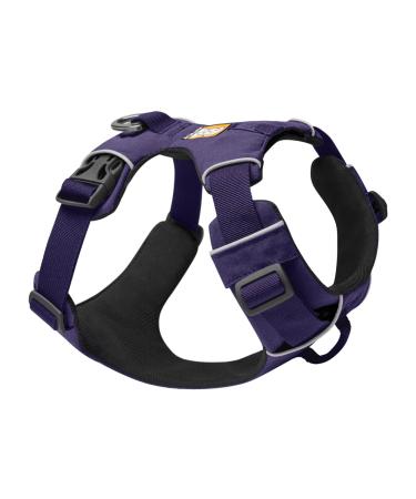 RUFFWEAR Front Range Dog Harness with Chest Strap Reflective Padded Anti-Pull Harness Purple Sage S Purple Sage Small