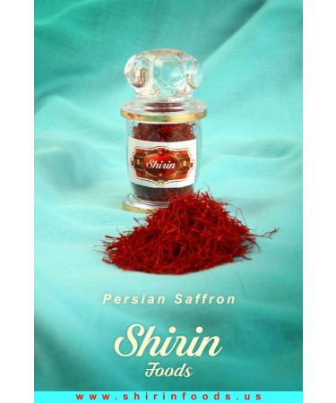 SHIRIN Saffron Grade 1 - 1 Gram Premium Quality All Red Threads for Tea and Rice - 0.035 OZ Pure & Natural Saffron Spice - Pack of 1 - Buy Online on SooperMarket.com