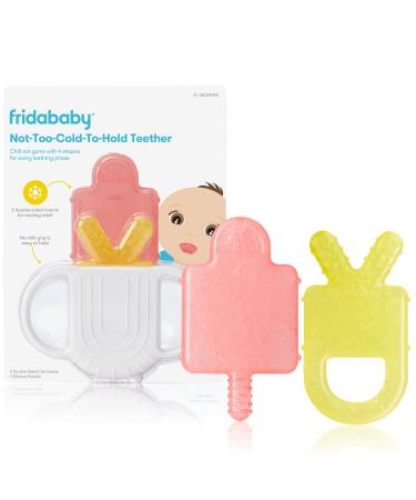 Not-Too-Cold-to-Hold BPA-Free Silicone Teether for Babies by Frida Baby
