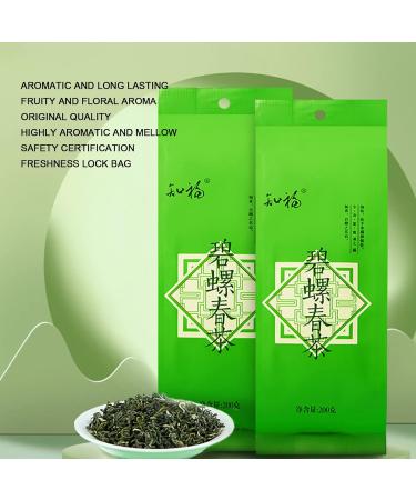 Zerodis Bi Luo Chun Green Tea Chinese Green Tea 200g Suzhou Biluochun Tea Chinese Green Tea Picked Before Pure Brightness Shoots Strong Flavor in Bags - Buy Online on SooperMarket.com