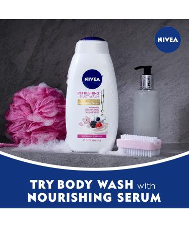 NIVEA Wild Berries & Hibiscus Body Wash - Nourishing Serum, 20 Fl Oz - Buy Online on SooperMarket.com