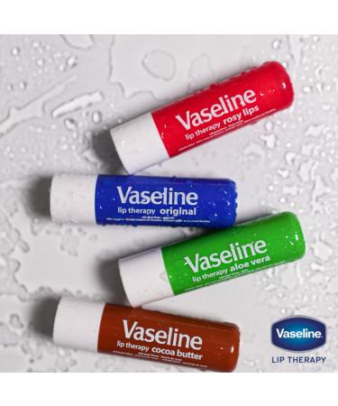 Vaseline Lip Therapy Original - Fast-Acting Moisturizer for Very Dry Lips | Lip Balm Stick (Pack of 8 - Buy Online on SooperMarket.com
