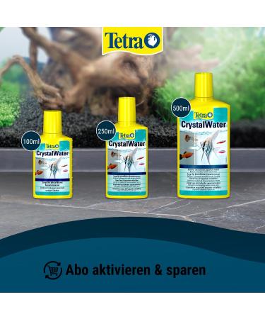 Tetra CrystalWater - Water Clarifier for Aquarium Turbidity | 100ml Bottle for Crystal Clear Water - Buy Online on SooperMarket.com