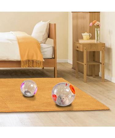 2 Pieces Hamster Running Balls Small Animal Exercise Balls Transparent Hamster Balls for Relieves Boredom and Increases Activity - Buy Online on SooperMarket.com