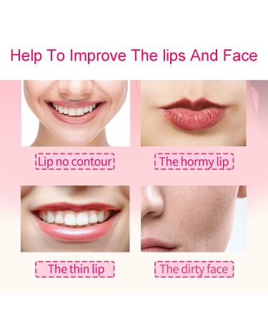 Instant Lip Plumper Tool - Selban Supplement for Fuller Lips | Large Round Enlarger | Pink Lip Enhancement Kit - Buy Online on SooperMarket.com