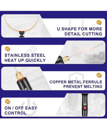 GOCHANGE 3-in-1 Electric Foam Cutter Kit | Styrofoam Cutting Pen - 100-240V/18W | Includes Voltage Transformer - Buy Online on SooperMarket.com