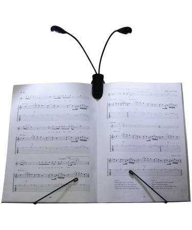 Portable LED Reading Lamp - 8 LED USB Clamping Light Flexible 360 Arm Ideal for Night Reading in Bed - Black - Buy Online on SooperMarket.com