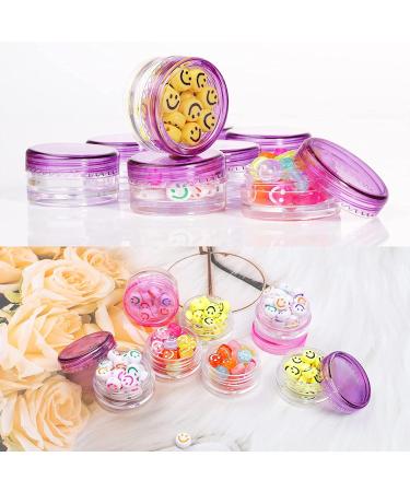 100 PCS Clear 3ml Mini Cream Cans with Screw Caps Spatulas & Stickers for Cosmetics Lotion Nail Art & Lip Balm International Shipping Available - Buy Online on SooperMarket.com