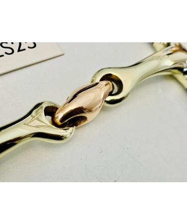 Full Cheek Curved Snaffle Bit 14MM Copper Lozenge GS & SS(UKSALES25 Horse Bits) (5.5 INCHES) - Buy Online on SooperMarket.com