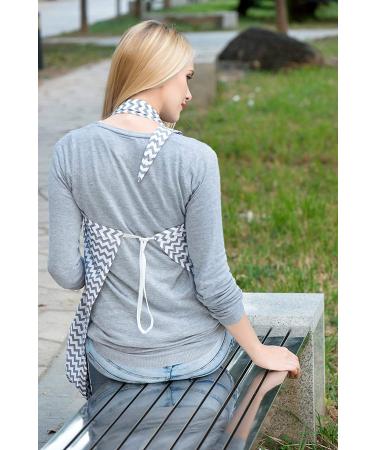 Soft & Breathable Nursing Cover | Still Towel for On-the-Go Breastfeeding | Privacy Guard 100x70cm - Buy Online on SooperMarket.com