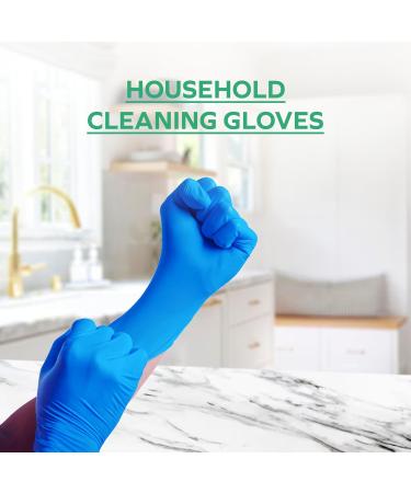 Rhino Blue Nitrile Disposable Gloves (1000 Count) Latex-Free Powder-Free Non-Sterile Cleaning Safety Work Gloves Large - Buy Online on SooperMarket.com