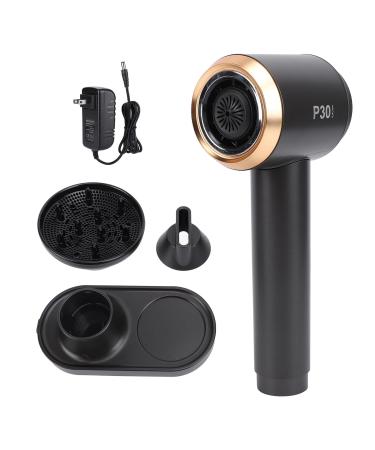 Quick Drying Hair Dryer Cordless Hair Dryer Lightweight Portable Hair Blower ABS Shell for Travel Fast Drying Hair Dryer (US Plug 100-240V)
