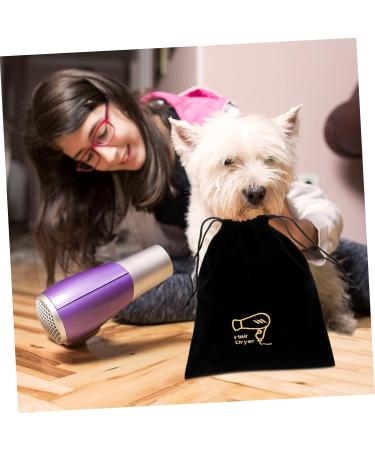 WOONEKY 4 Pcs Hair Dryer Bag Hair Travel Bag Portable Blow Dryer Hair Dryer Drawstring Bag Flannel - Buy Online on SooperMarket.com