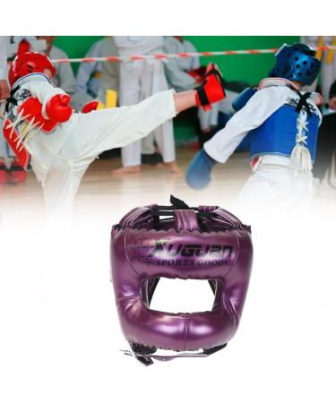 Buy Dickly Boxing Headgear - Waterproof Muay Thai & Kickboxing Head Cover for All Ages - Ultimate Facial Protection for Grapplers - Violet L - Buy Online on SooperMarket.com