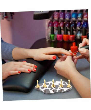 HAPINARY Fake Nail Stand 2 Sets magnetic supplies nail display stand nail frame nail stand for press press on nails holder with base Acrylic exercise rack press on artificial nails holder - Buy Online on SooperMarket.com