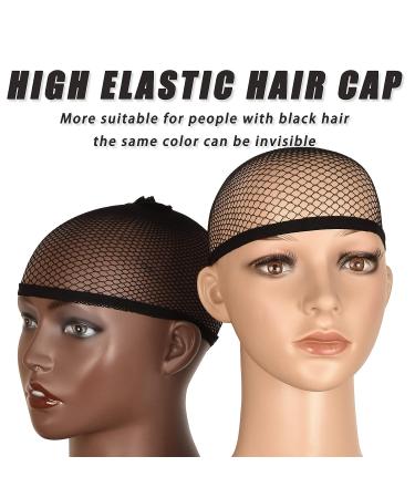 Smilco 10-Piece Mesh Wig Cap Net for Women - Black Fishnet Hair Net - Buy Online on SooperMarket.com