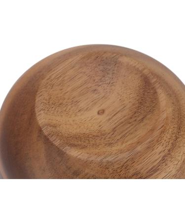 Garosa Wooden Shaving Brush Bowl - Premium Shaving Soap & Cream Bowl for Men | Ideal for Home & Barber Shop Use - Buy Online on SooperMarket.com