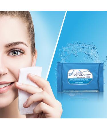 Body Drench Micellar 3-In-1 Cleansing Water & Makeup Remover Wipes - 6 Packs of 30 Count Wipes - Buy Online on SooperMarket.com
