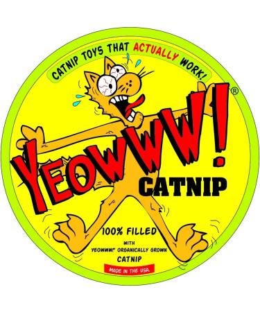 YEOWWW catnip toys for cats - organic very strong catnip fish stinkies sardines cat toys with catnip pack of 3 colourful patterns - 7.5cm long - Buy Online on SooperMarket.com