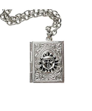 OralGos Exquisite Handmade Pendant Vintage Book Locket Pendants Necklaces for Collectors and Fashion Enthusiasts 1601