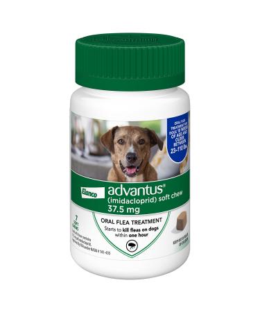 Advantus (Imidacloprid) 7-Count Large Dog Flea Chewable Treatment, for Dogs 23-110 Pounds
