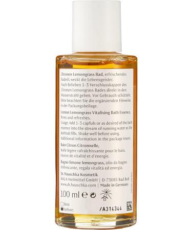 Dr. Hauschka Lemon Lemongrass Bath Oil - Refreshing 100 ml Unisex Bath Product | International Shipping - Buy Online on SooperMarket.com