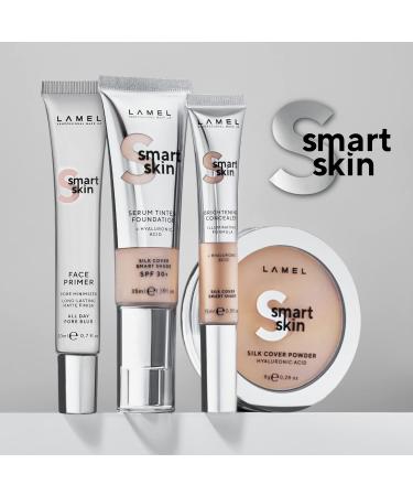 Lamel SmartSkin Face Primer - Hydrating Pore-Erasing Formula for Smooth, Moisturized Skin - Long-Lasting Matte Finish - Natural Color N. 401 - 0.68oz - Buy Online on SooperMarket.com