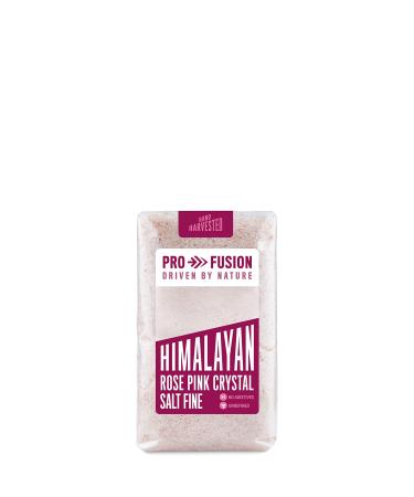 Profusion Organic Himalayan Rose Pink Crystal Salt Fine 500g