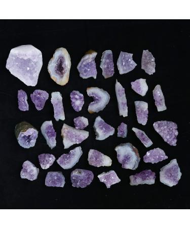 Meditation Gift Natural Amethyst February Birthstone Rough Home Decor (Size : 400-450g) - Buy Online on SooperMarket.com