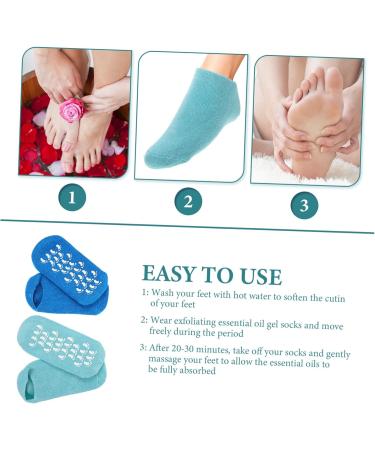 Beavorty 4 Pairs Gel Socks Commodity Cotton Yarn Miss Spa - Buy Online on SooperMarket.com