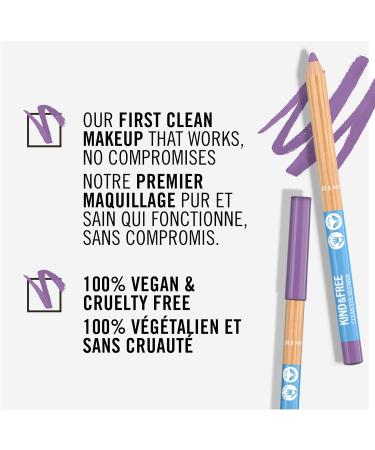 Rimmel London - Kind & Free Eye Definer 100% Vegan Ultra-Creamy Buttery Texture Intense Pigmentation Lasts Up to 12 hours Grape - 003 - Buy Online on SooperMarket.com