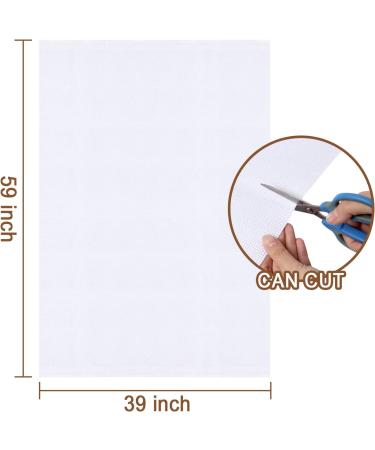 Anjmd 59x39 Inch 11 Count Aida Cloth White, DIY Cross Stitch Fabric for Home Embroidery - Buy Online on SooperMarket.com