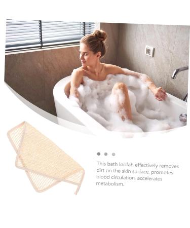 Beavorty 4-Piece Double-Sided Bath Scrubber Set - Body and Face Towels for Travel and Home - 28x25cm - Buy Online on SooperMarket.com