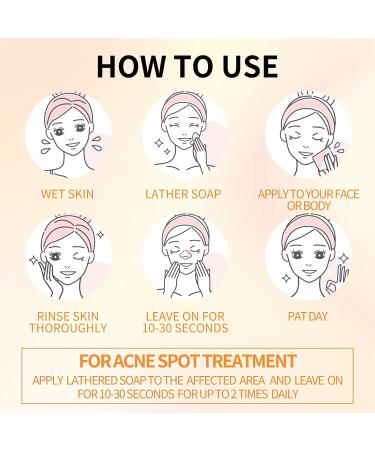 Kojic Acid Turmeric Soap 200g/7OZ - Skin Brightening, Dark Spot Treatment, Acne Face Wash - Buy Online on SooperMarket.com