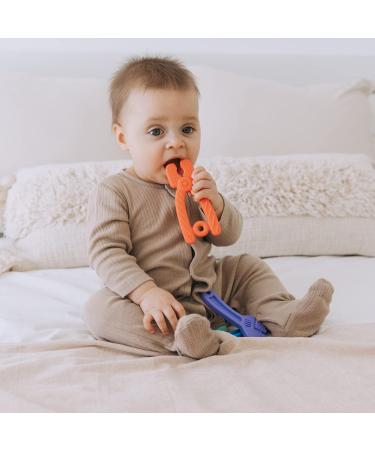 Yoolane Baby Teething Toys 4-Pack - Silicone Tool Teether Toy for Babies 0-6 Months & 6-12 Months | BPA Free, Freezable & Dishwasher Safe | for Toddler Infant Boy and Girl - Buy Online on SooperMarket.com