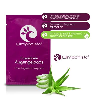 Wimpanista Eye Pads - 50 Pairs for Eyelash Extensions | Lint-Free & Aloe Extract | Dynamic Fit - Buy Online on SooperMarket.com