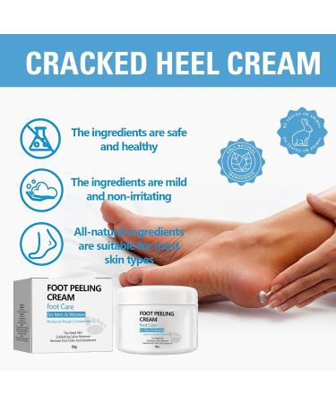 Foot Cream For Very Dry Feet Natural Foot Cream Foot Cream For Calluses And Hard Skin Cracked Heel Repair Balm Coconut Oil Foot Moisturiser Callus Remover Soften For Feet Knees Hand - 50g - Buy Online on SooperMarket.com