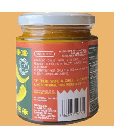 Chatica Bundle of 3 x Chatica Pasta de Aji Amarillo 227g - Yellow Hot Pepper Paste - Authentic Peruvian Flavour - Buy Online on SooperMarket.com