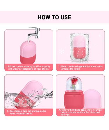 Face and Eye Ice Roller | Facial Massage Tool for Skin Care | Reduce Pores, Dark Circles, and Fine Lines | Brighten and Hydrate Skin - Buy Online on SooperMarket.com