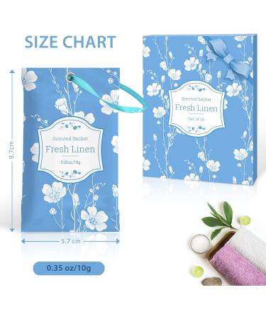 Buy Scent-Hi Linen Scented Sachets - Freshen Up Drawers Cupboards Rooms and Cars (14 Sachets) - International Shipping - Buy Online on SooperMarket.com